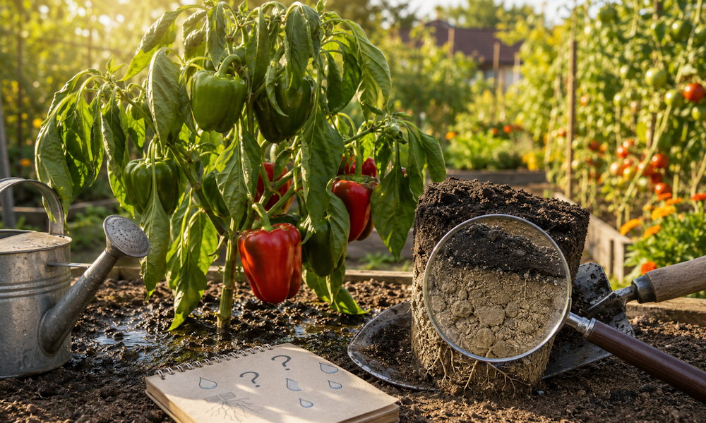 Locsolod, mégis lóg? A paprika lett a kert drámakirálynője - de nem mindig a vízhiány a hibás
