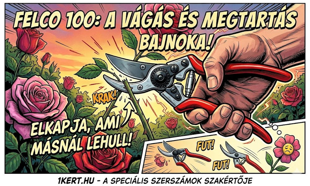 FELCO 100: a virágszedő metszőolló, amely nem engedi, hogy a fél kert a földre hulljon