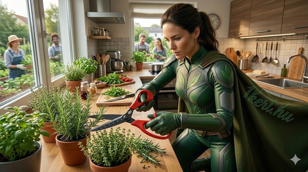 FELCO 455 univerzális háztartási és kerti olló: az a mindenes, amit először csak egy gyors vágásra veszel elő, aztán egész nap nálad marad