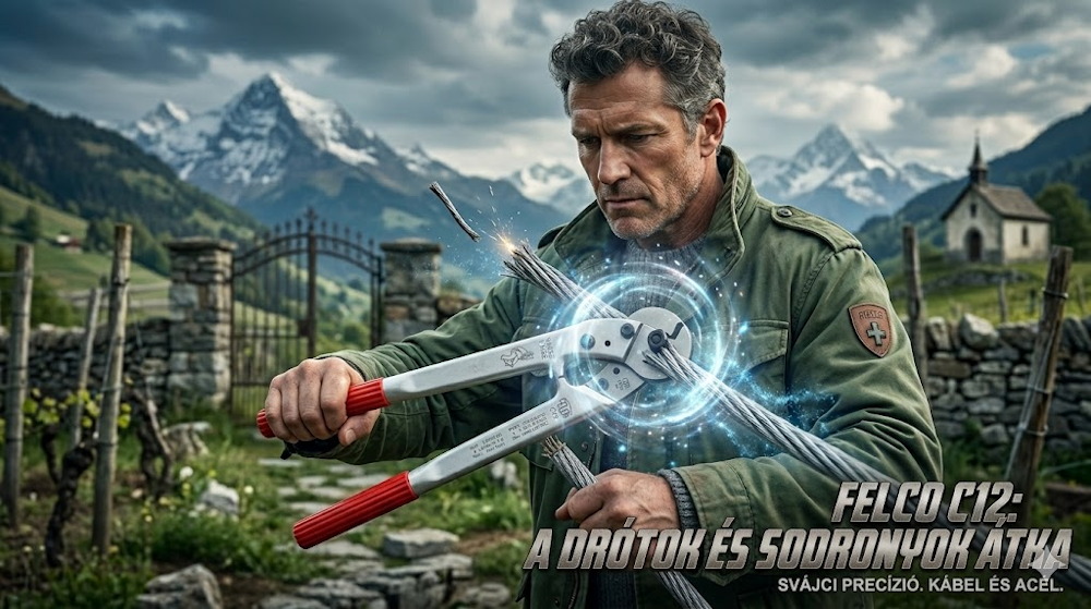 FELCO C12 kétkezes kábelvágó: amikor a kertben már nem ágat kell vágni, hanem drótot, sodronyt és makacs régi kötéseket