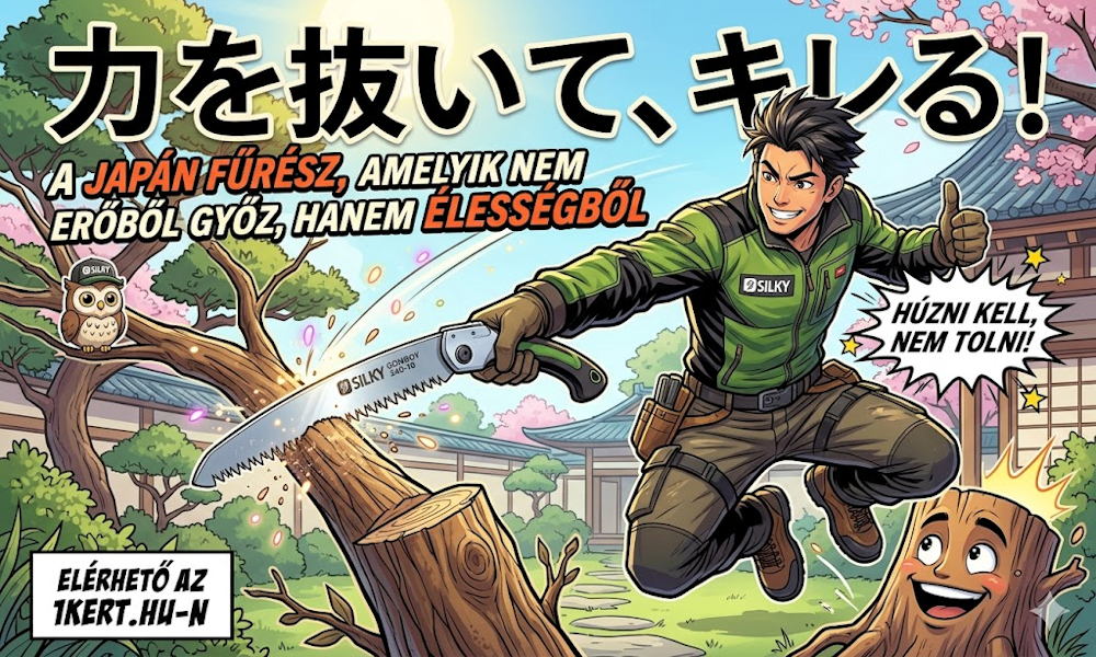 Silky: a japán fűrész, amelyik nem erőből győz, hanem élességből