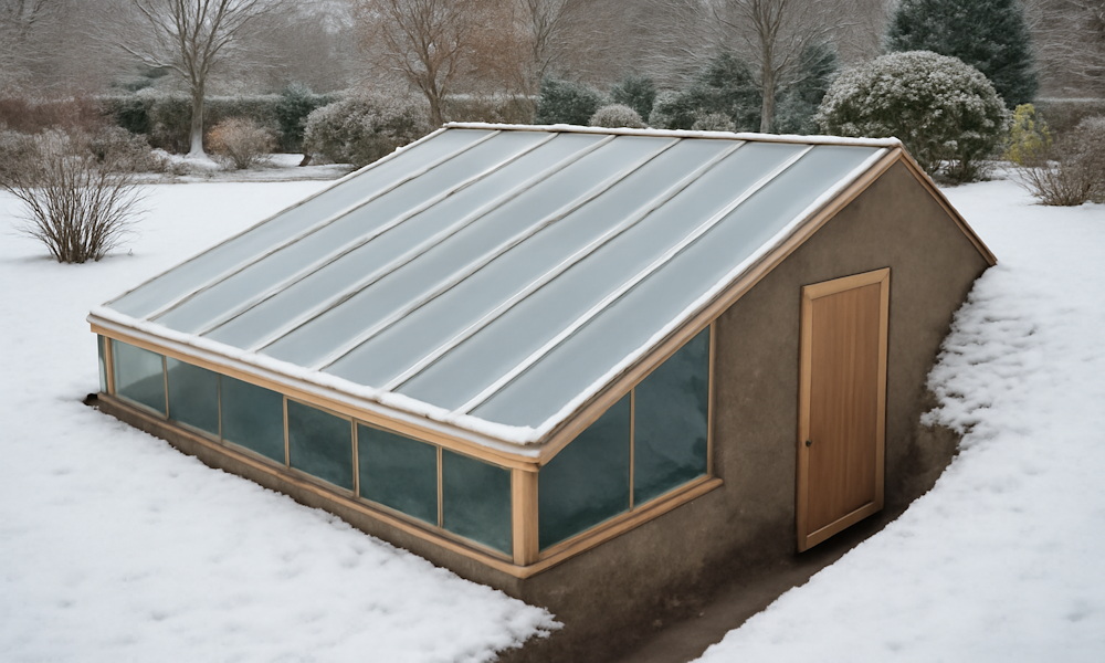 Walipini építése házilag – a földbe süllyesztett üvegház, ahol télen sem áll meg az élet