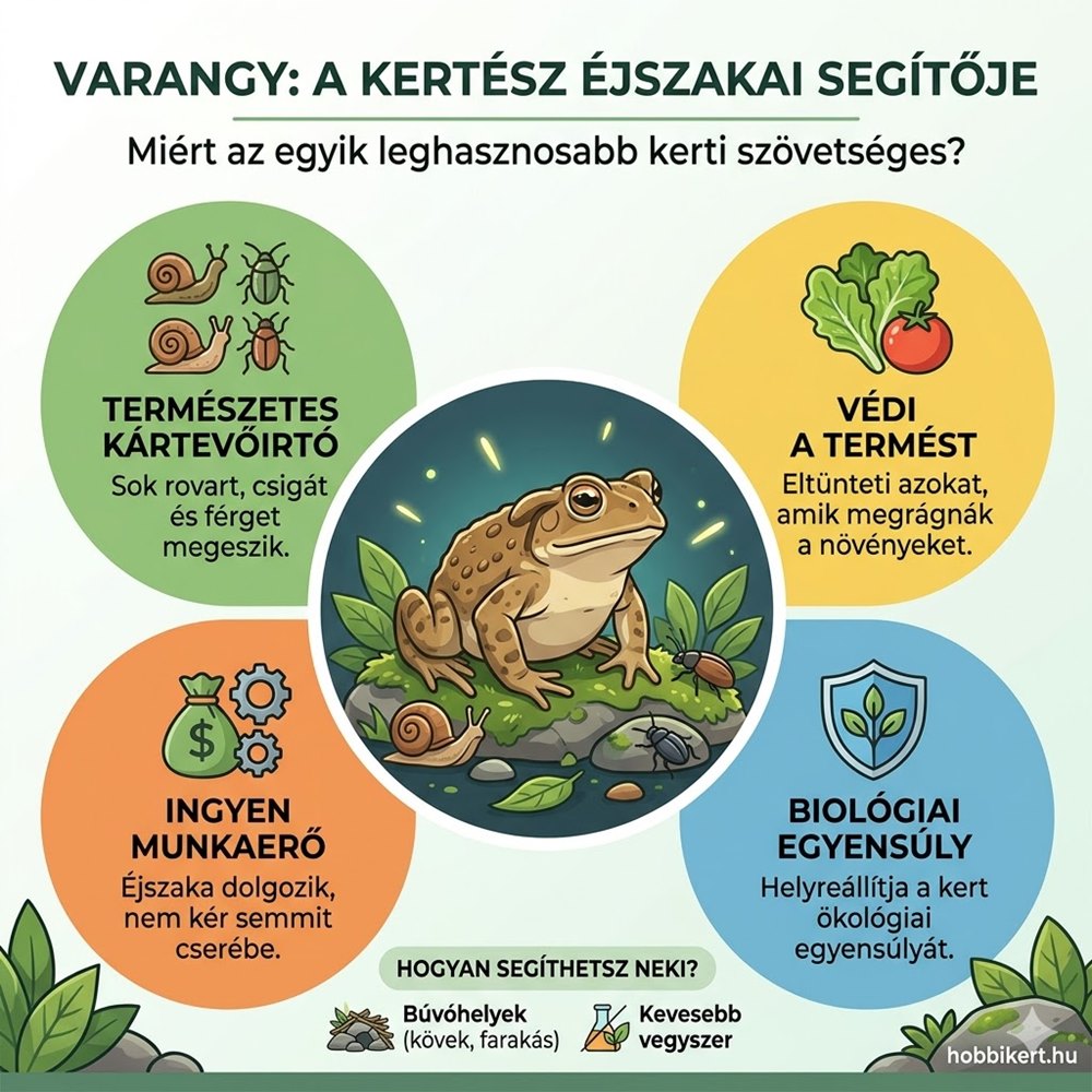 Leghasznosabb kerti szövetséges a varangy