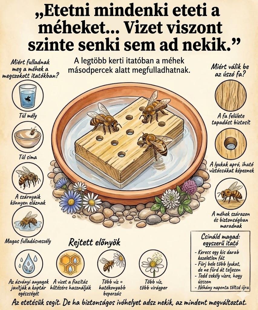 Nem csak etetni kell a méheket