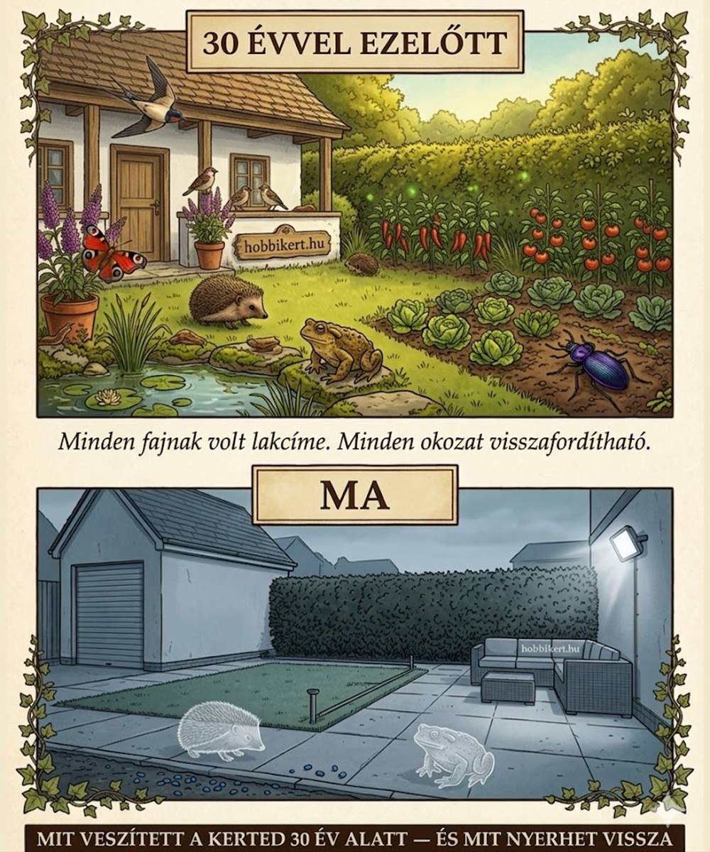 Nem a sün tűnt el a kertből