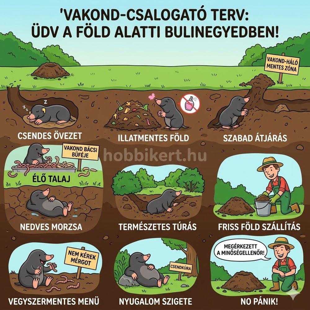 Hogyan csalogasd be a kertbe a vakondot