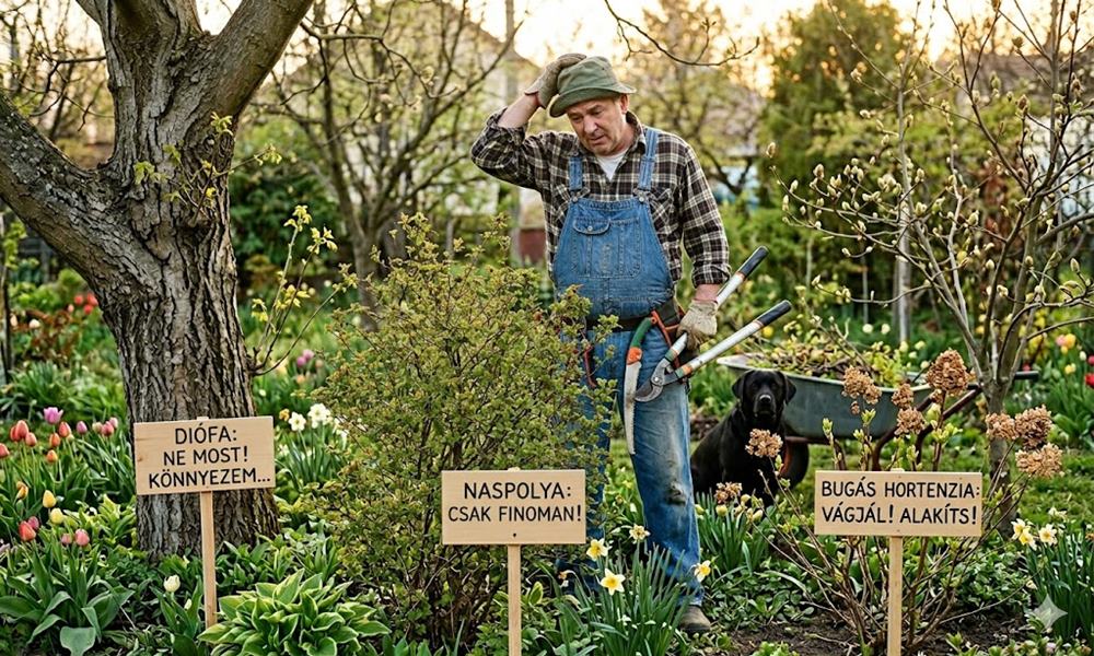 Áprilisi metszéskérdések, amikre mindenki rákeres: dió, naspolya, bugás hortenzia, és amit inkább hagyj békén