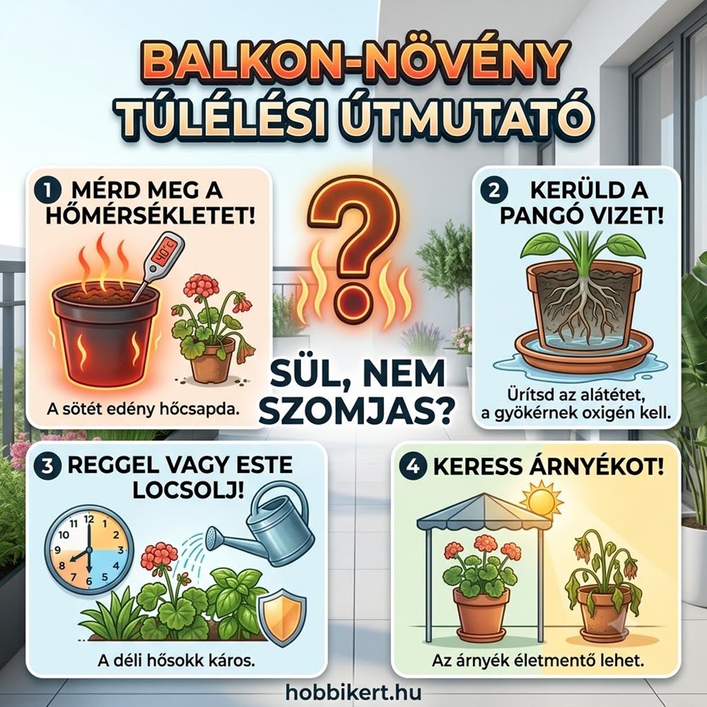 Balkon-növény túlélési útmutató