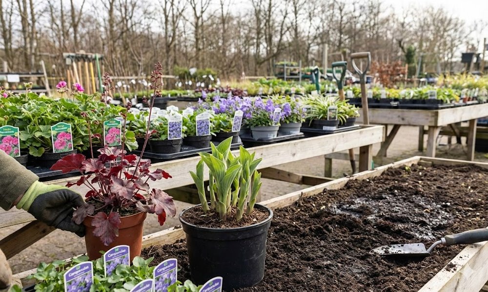 Évelők tavasszal – mit érdemes már most kiválasztani a kertészetben?