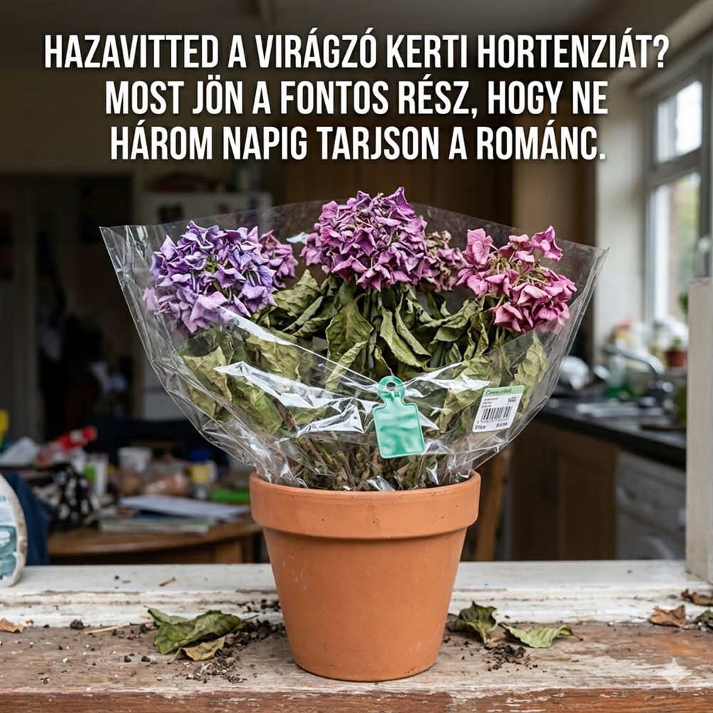 Hazavitted a virágzó kerti hortenziát?