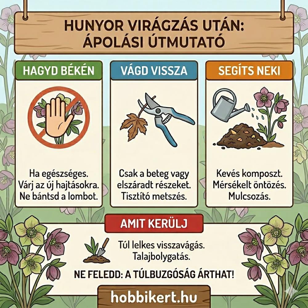 Hunyor virágzás után