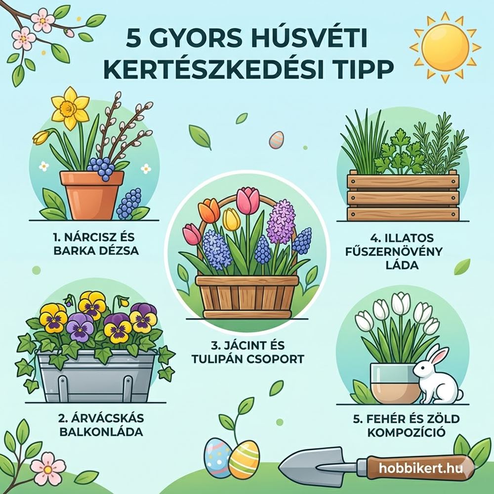 Húsvétra is látványos balkon és terasz