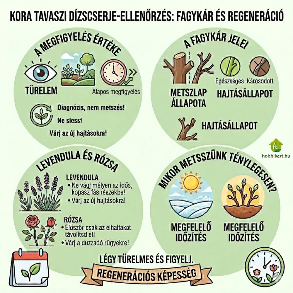 Kora tavaszi díszcserje-ellenőrzés