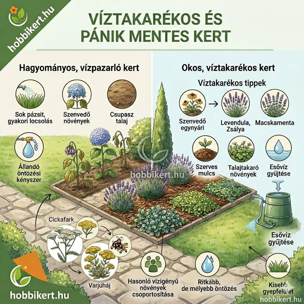 Szép kert locsolási pánik nélkül?