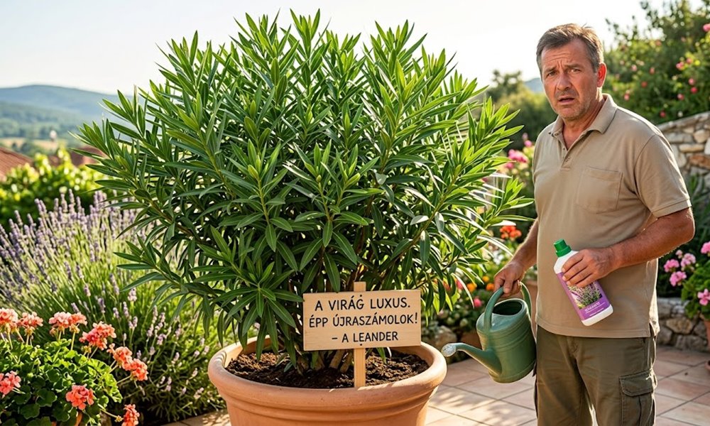 Miért nem virágzik a leander? – amikor a bokor él, nő, de a virág mégis elmarad