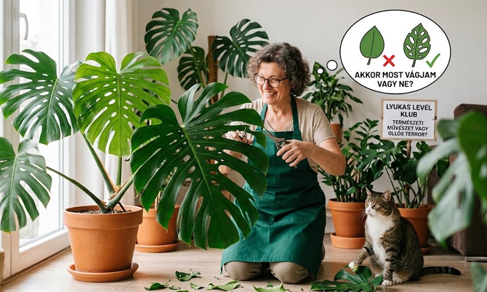 Miért vannak lyukak a monstera levelén – és miért jók neki?