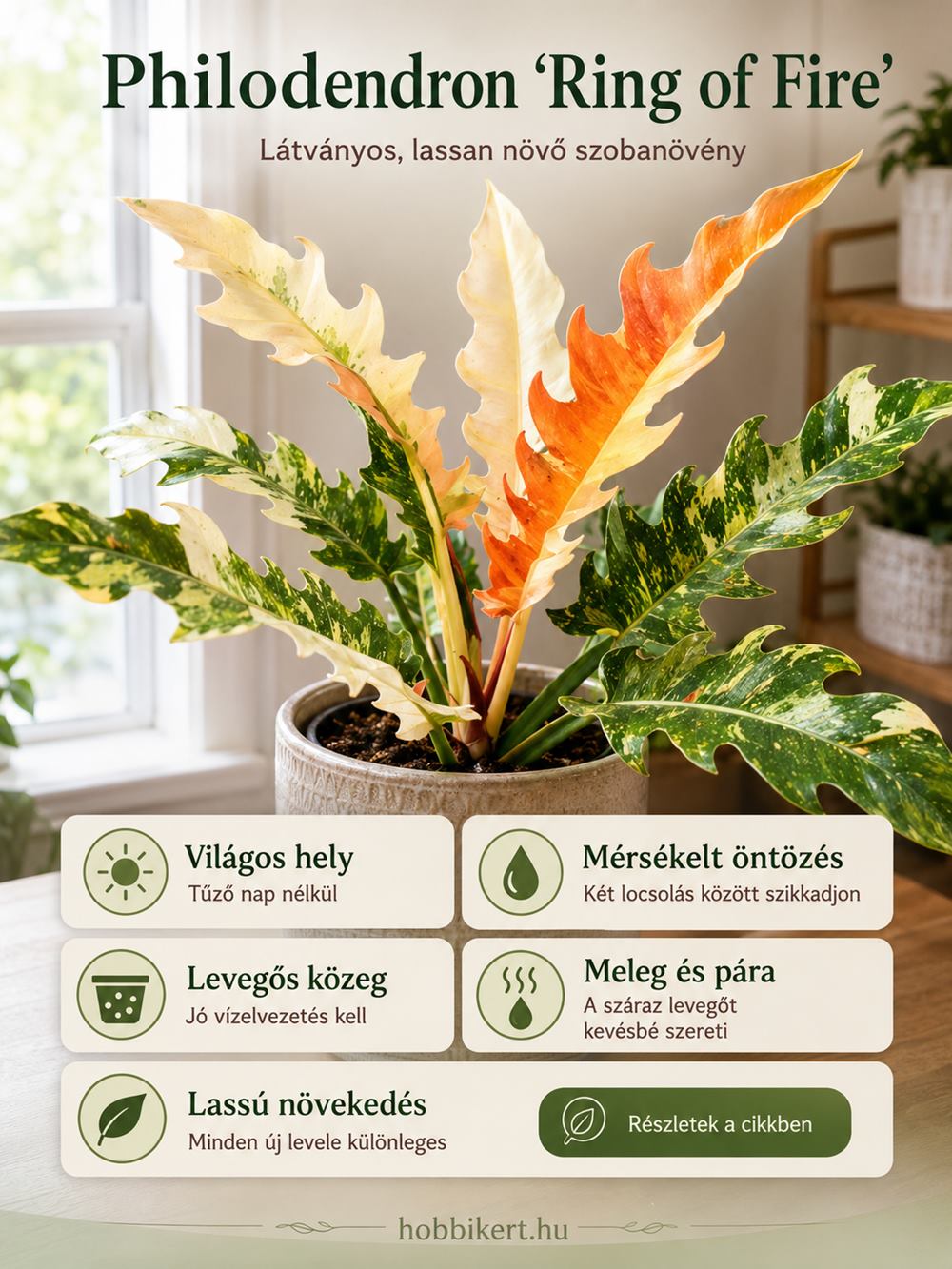Philodendron ‘Ring of Fire’