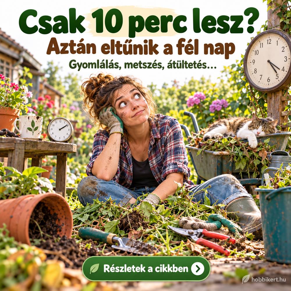 Így lesz tíz perces kerti munkából fél nap