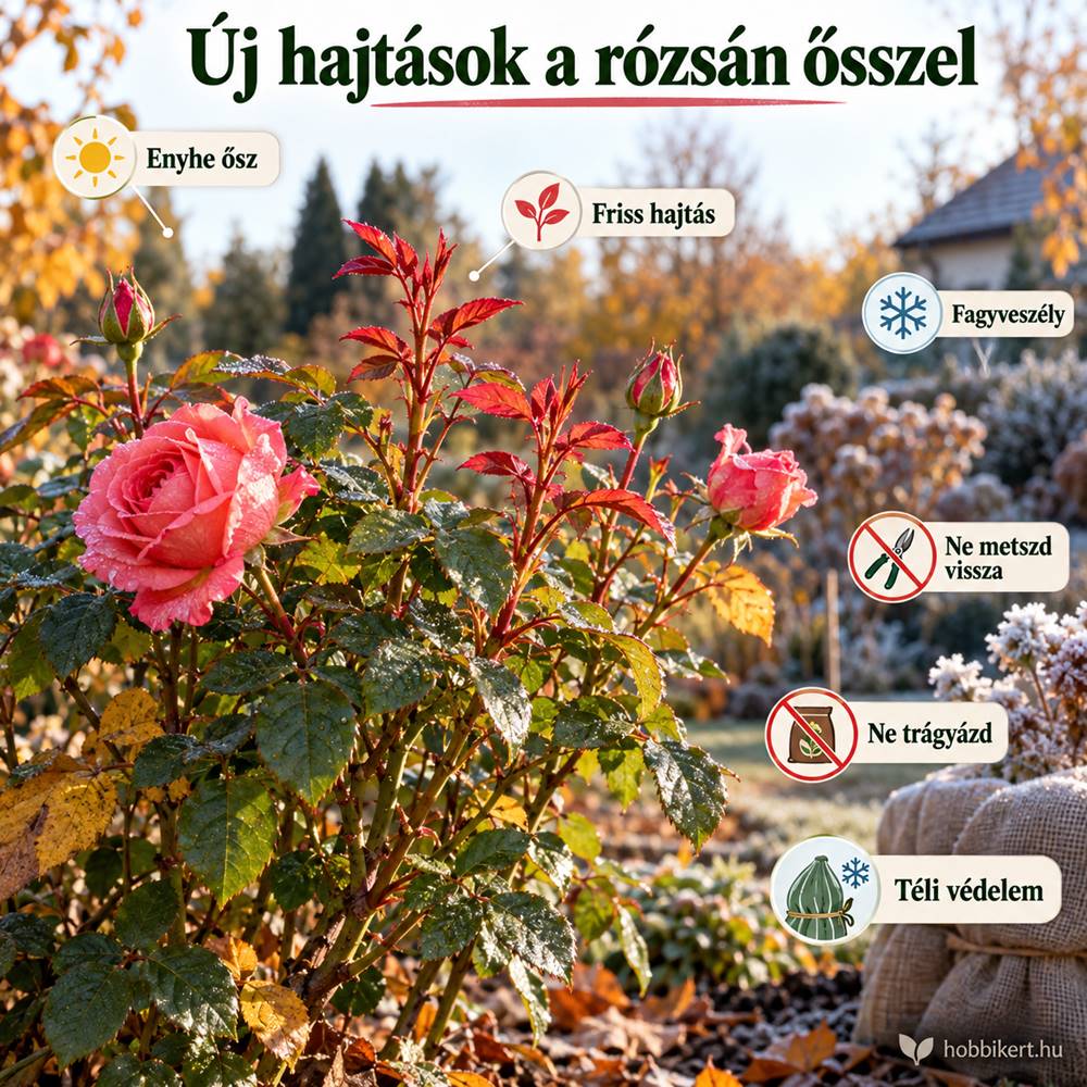 Október végén új hajtásokat hoz a rózsád?
