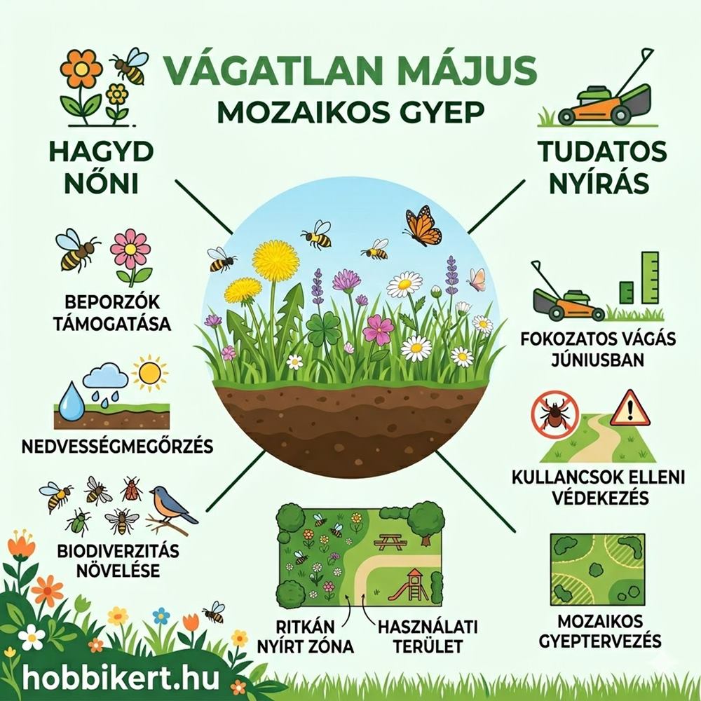 Vágatlan május: nyírjuk a füvet májusban, vagy hagyjuk végre békén a gyepet?