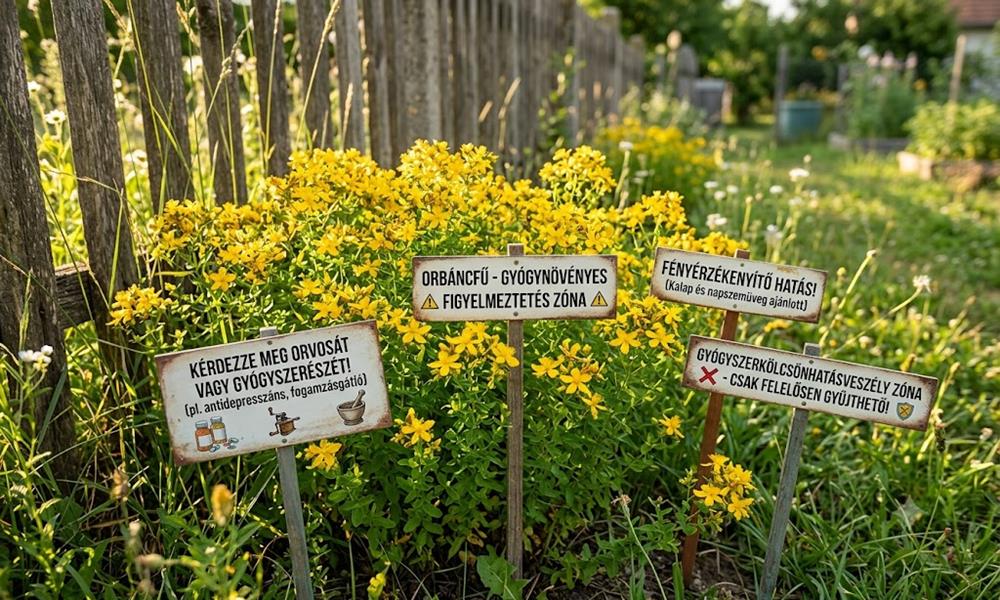 Orbáncfű a kert szélén: aranysárga virág vagy gyógynövényes figyelmeztetés?