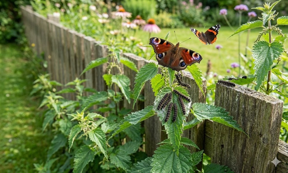 A kertészek irtják, a lepkék imádják: ezért aranyat ér a csalán a kerítés tövében