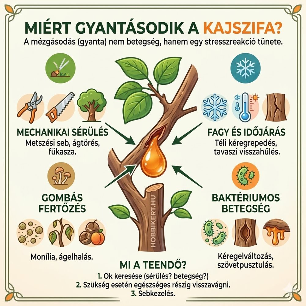 Nagyon gyantás a kajszid