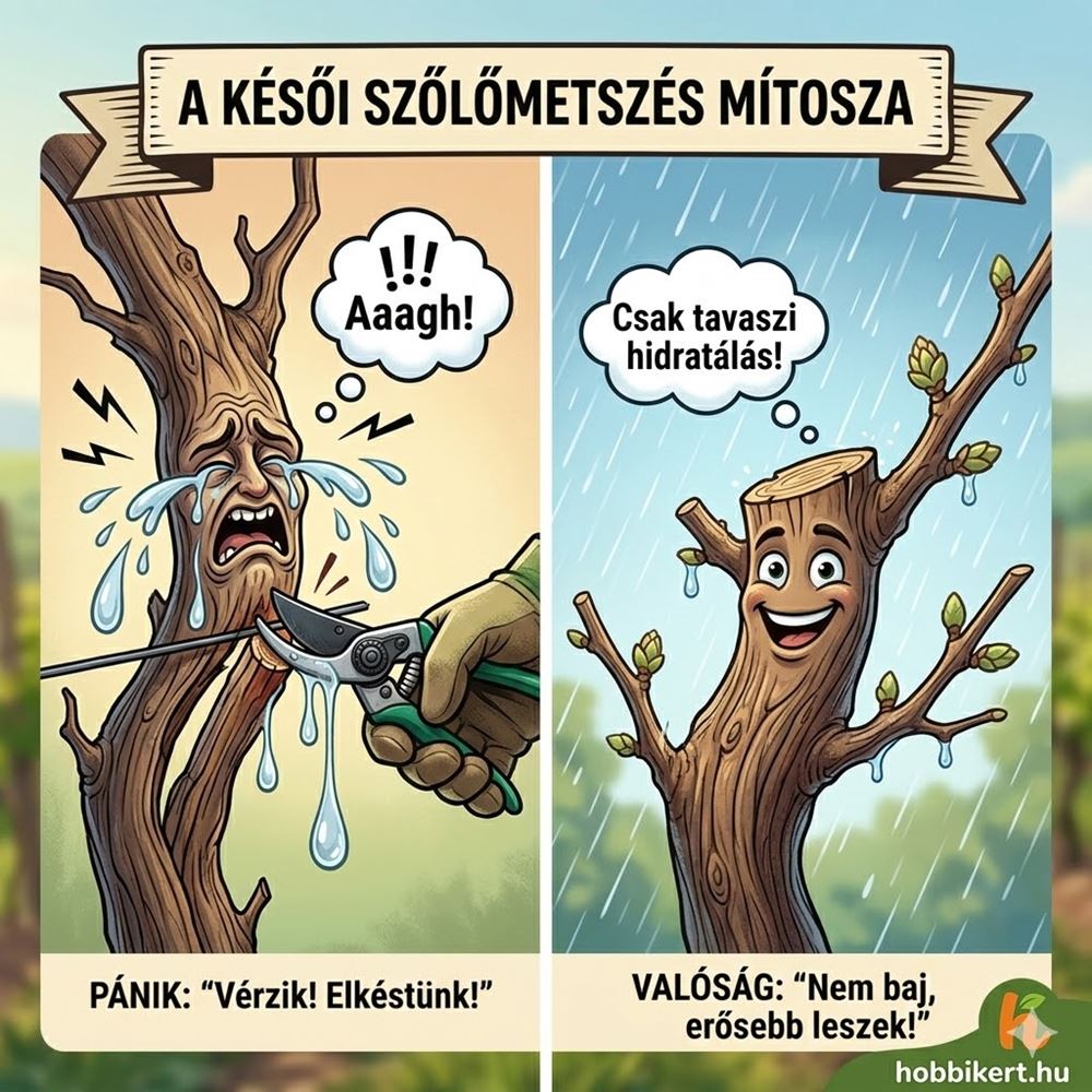 Késő már metszeni a szőlőt?