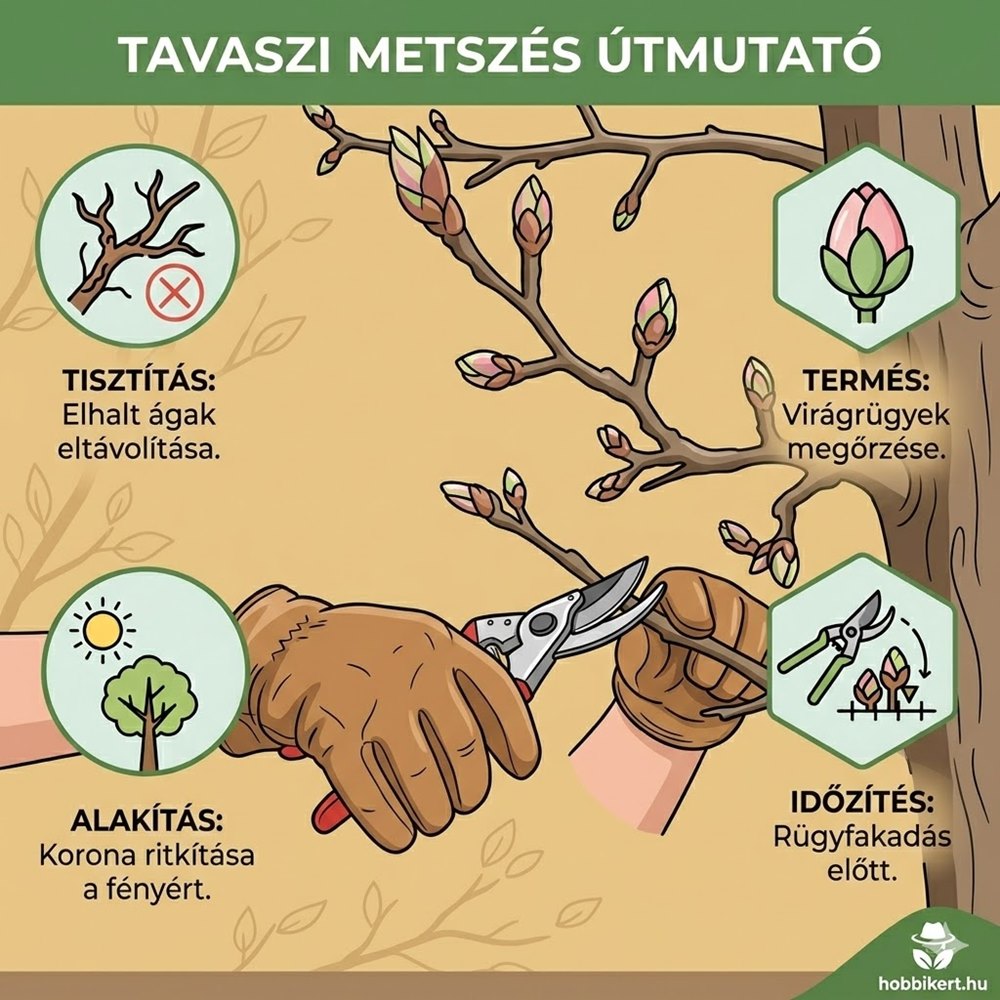 Korai metszések finomhangolása március elején