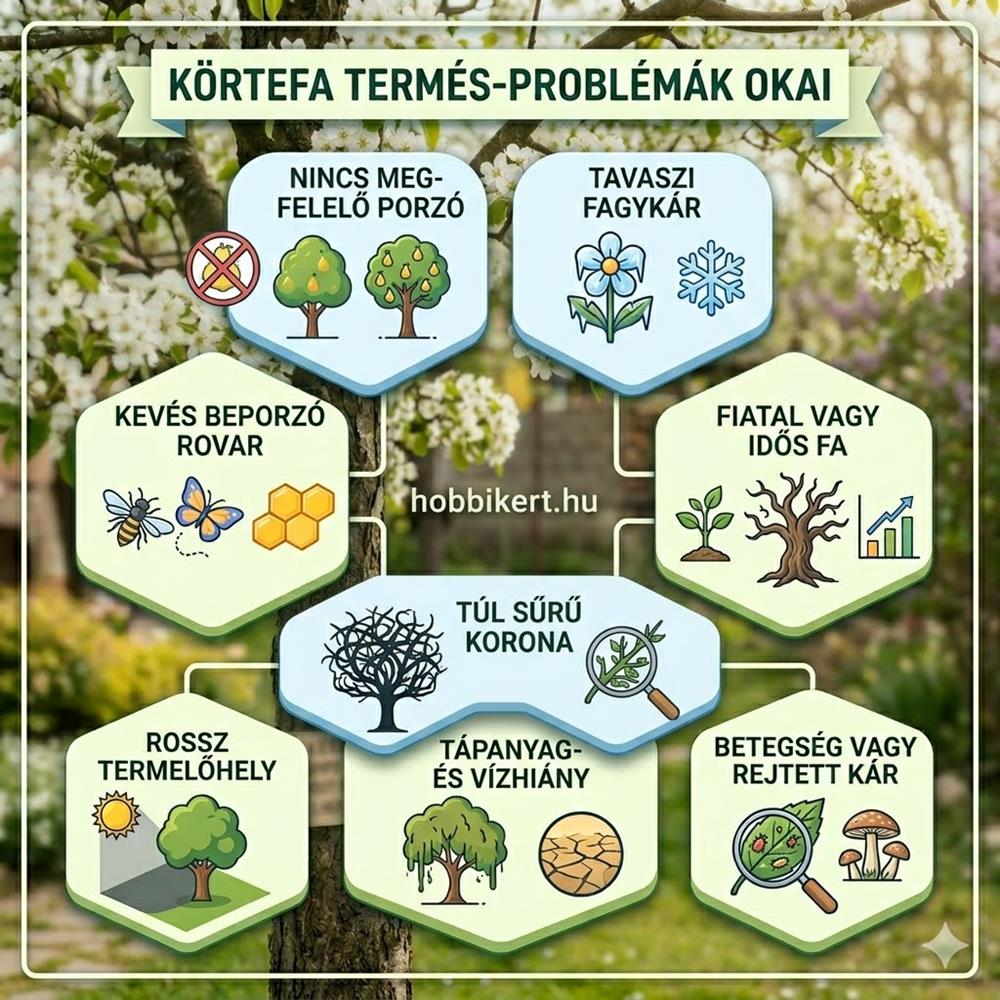 Miért nem terem a körtefa?