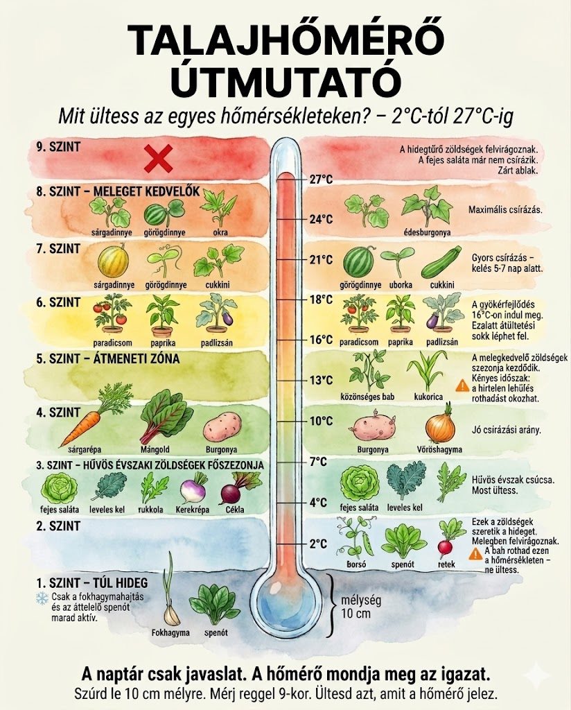 Nem a naptár mondja meg, mikor vess