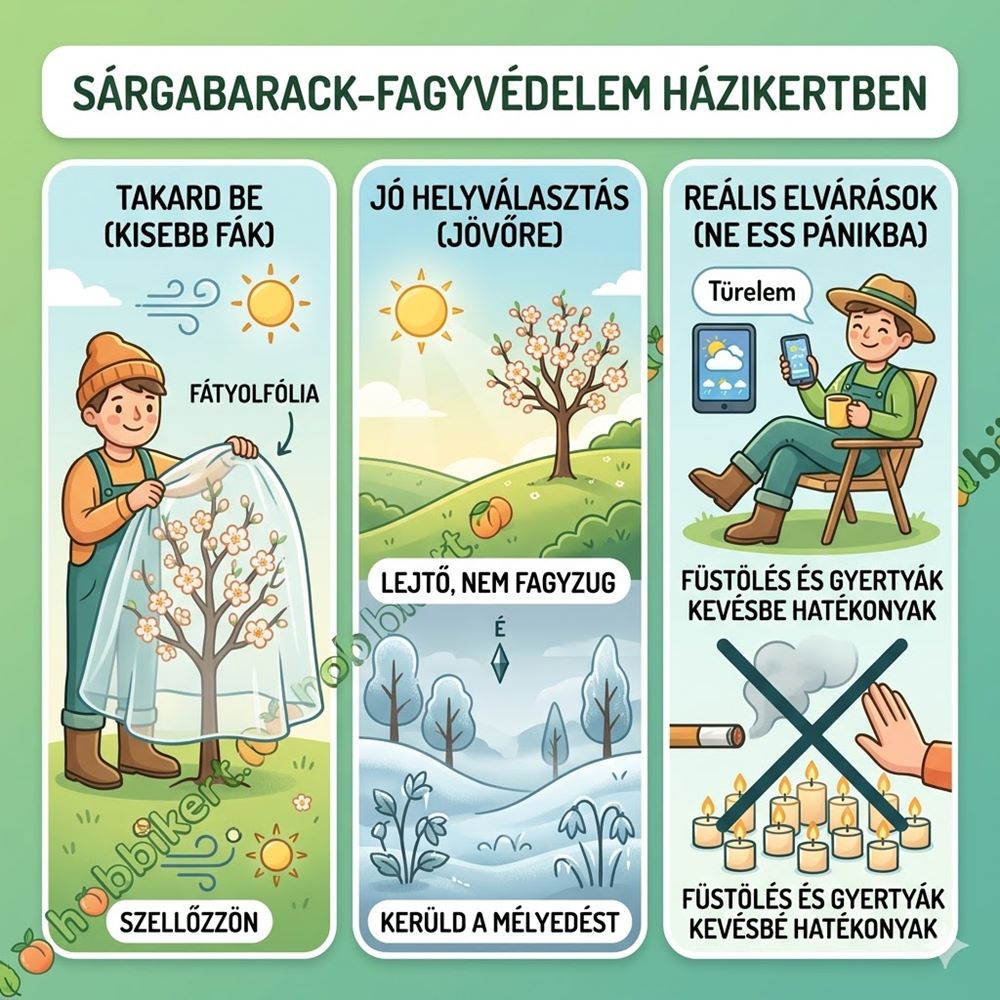 Így védhetjük a virágzó sárgabarackot