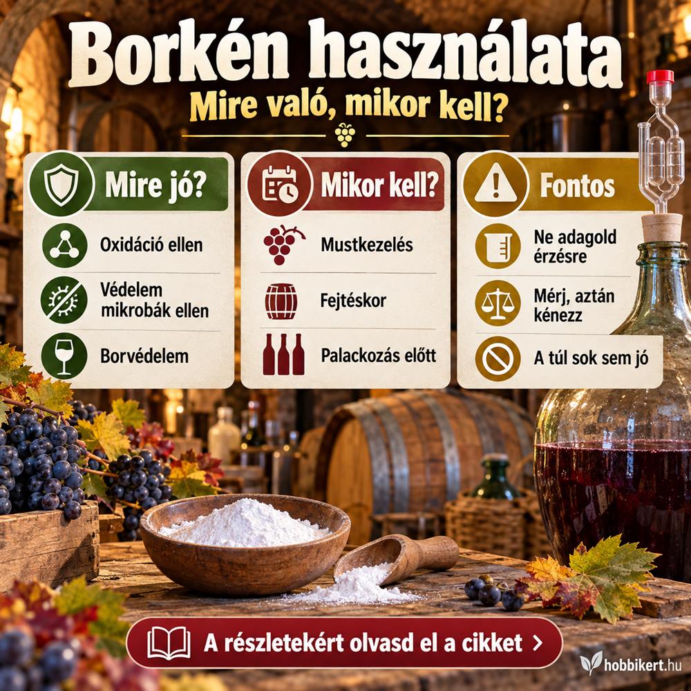 Borkén használata