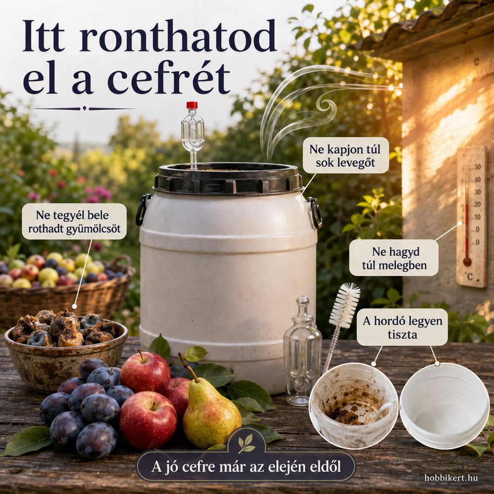 Hol lehet elrontani a cefrekészítést?