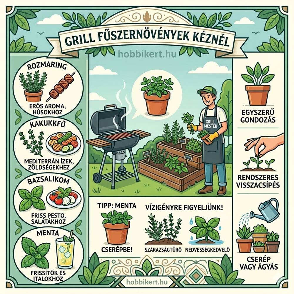 Grill fűszernövények