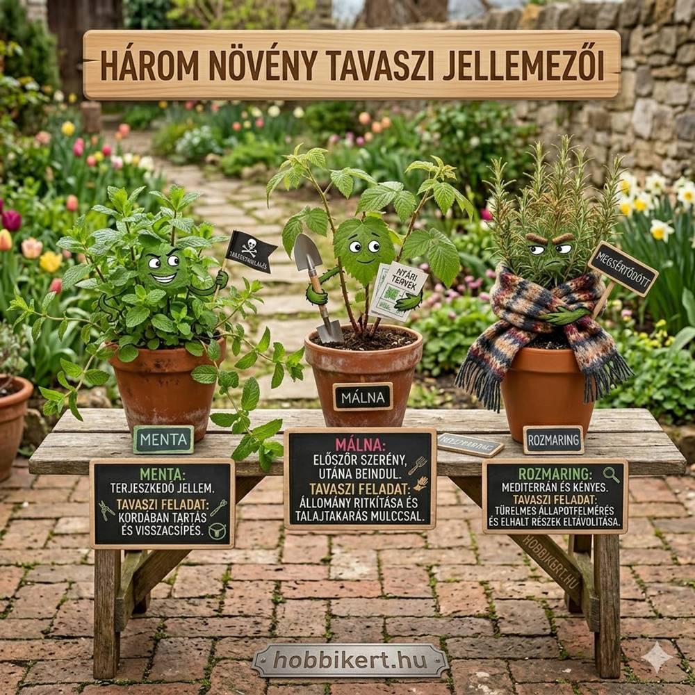 Menta, málna, rozmaring: 3 növény, ami tavasszal vagy meglódul, vagy megsértődik
