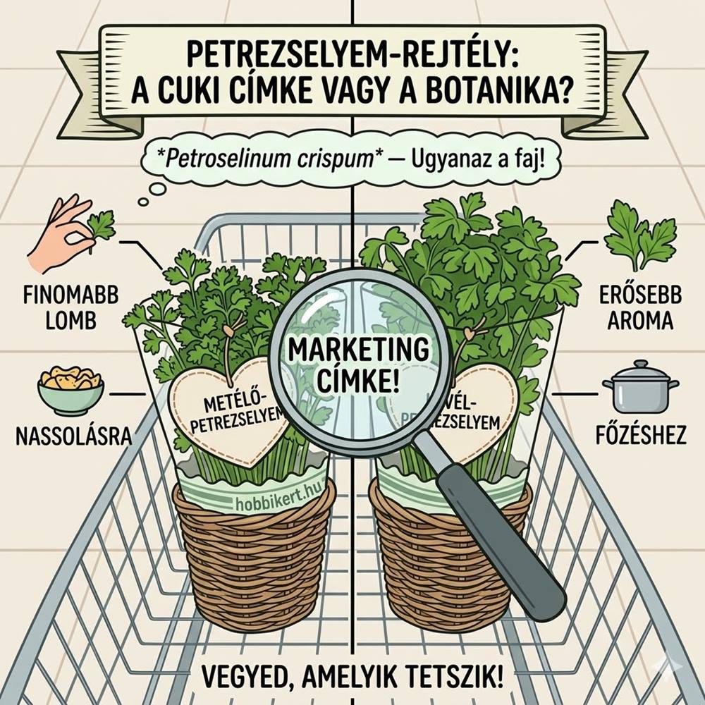 Metélőpetrezselyem vagy levélpetrezselyem?