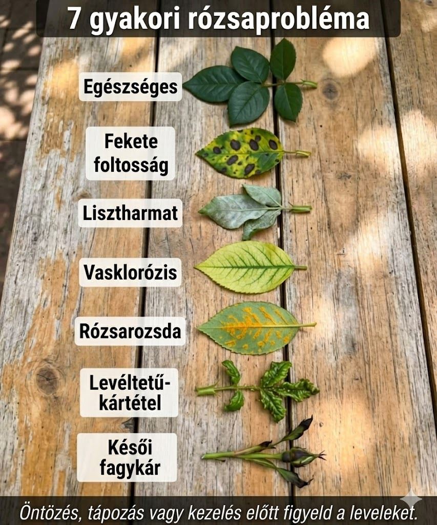 7 gyakori rózsaprobléma