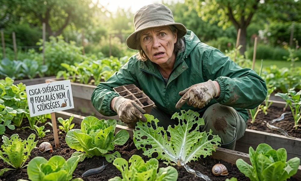 A csigák idén sem kértek időpontot: mit tegyünk, ha reggelre eltűnik a saláta fele?