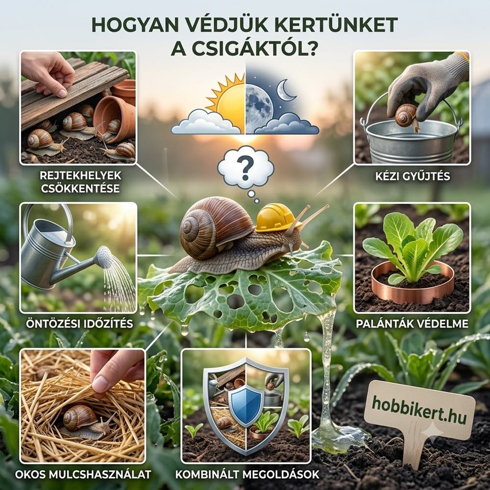 Hogyan védjük a kertünket a csigáktól?