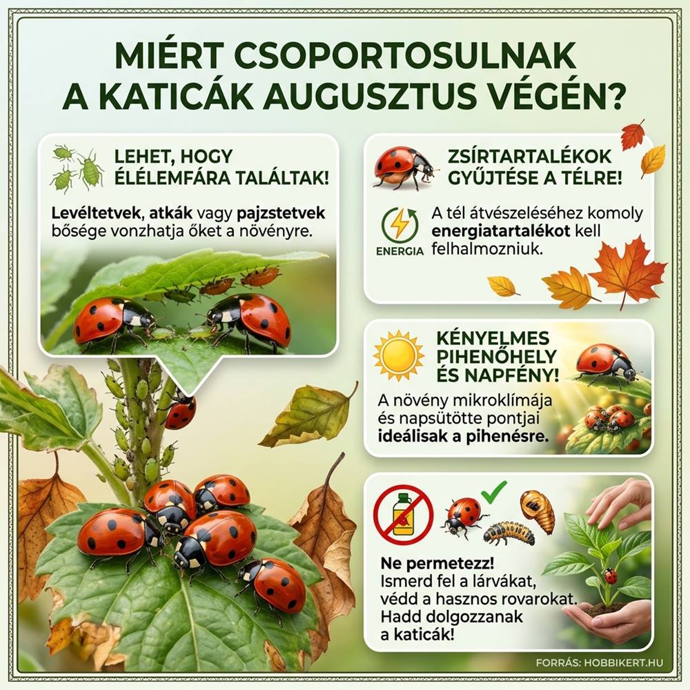 Mit keres ennyi katica egyszerre ugyanazon a növényen?