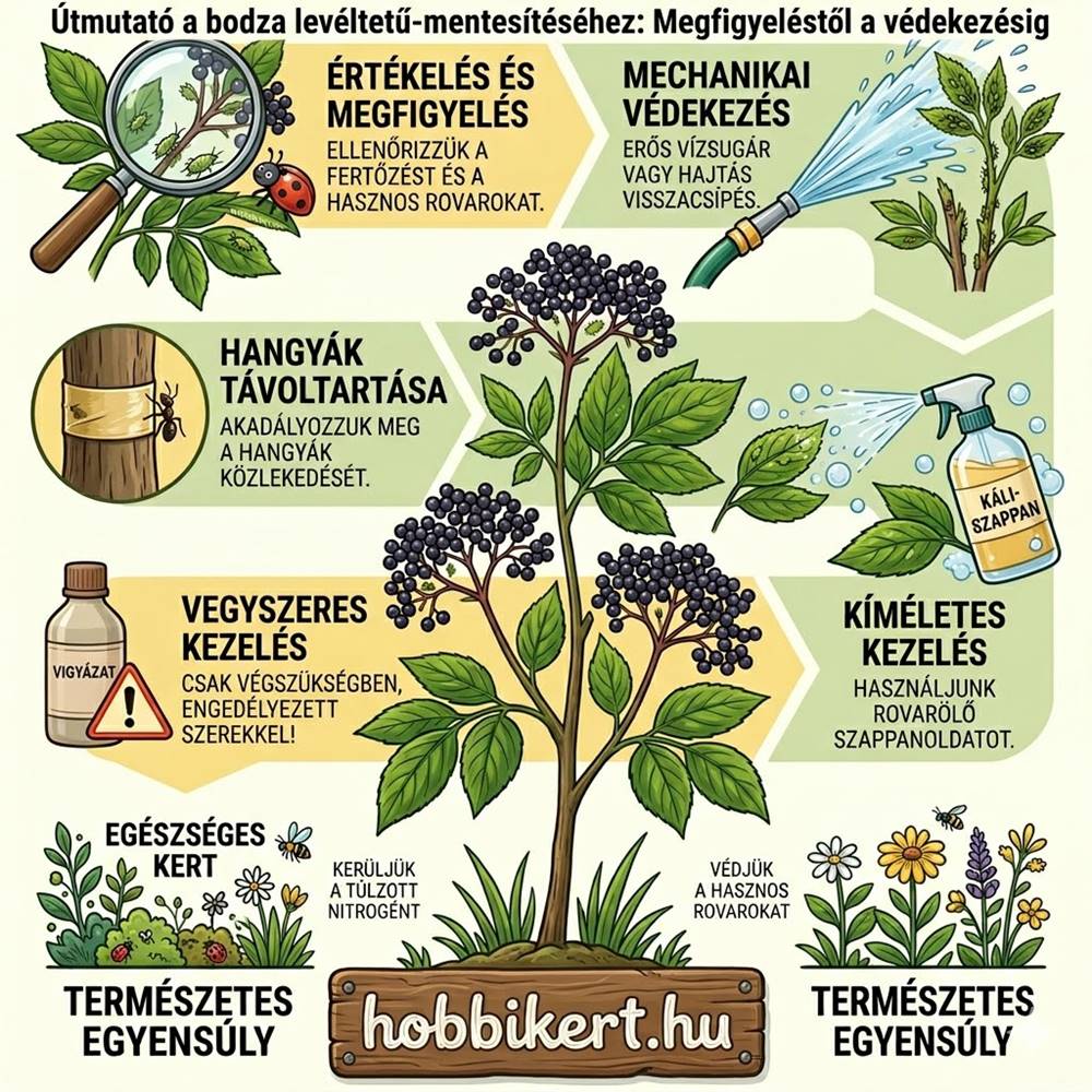 Tiszta levéltetű a bodza