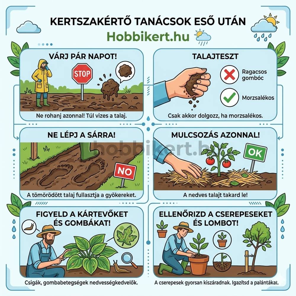 Mire figyelj különösen eső után?