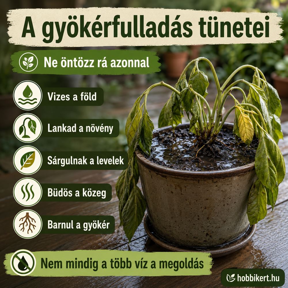 Gyökérfulladás tünetei