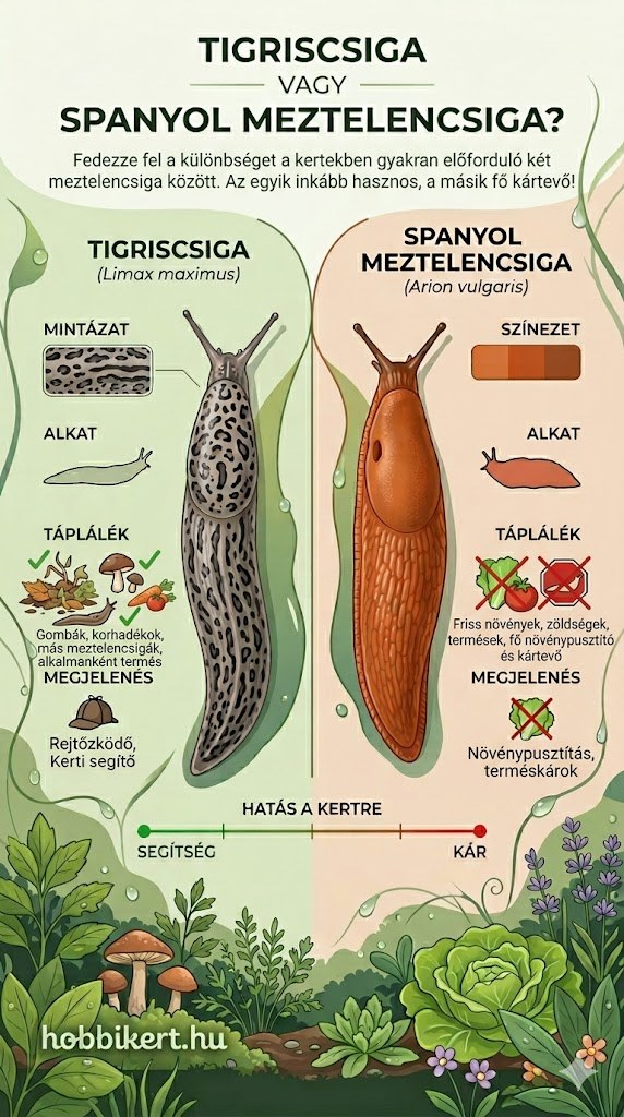 A mintás meztelencsiga nem biztos, hogy kártevő
