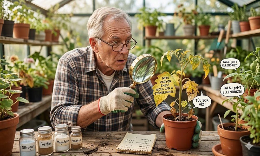Mit árulnak el a növényeid levelei? A sárgulás, barnulás és erek közti fakulás gyakran nem véletlen