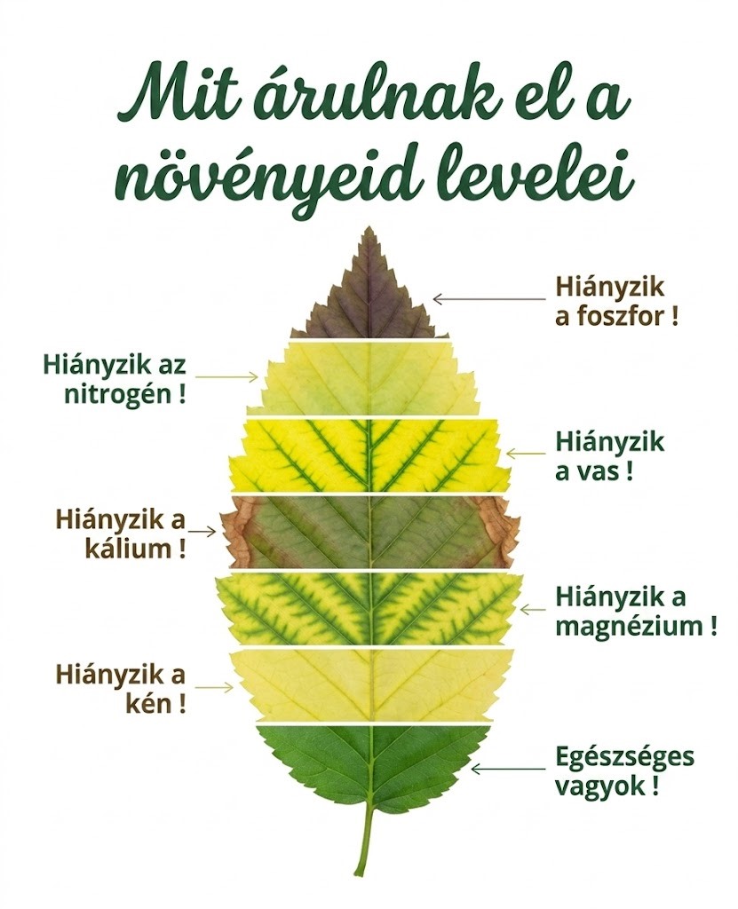 Mit árulnak el a növényeid levelei?
