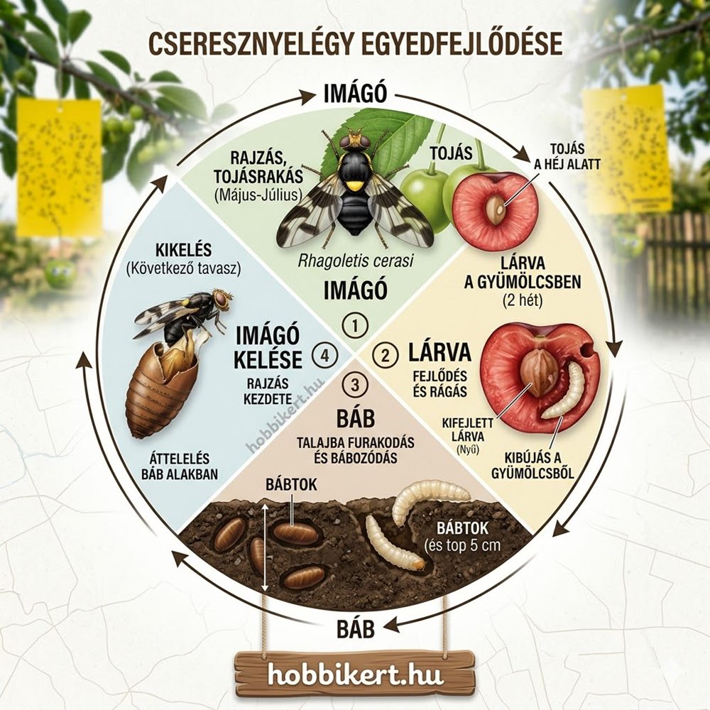 Egy sárga lap döntheti el, kukacos lesz-e idén a cseresznyéd