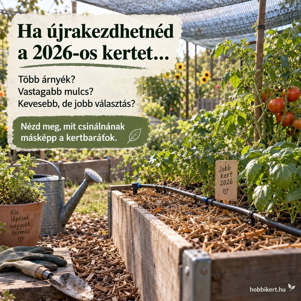 Ha újrakezdhetnénk a 2026-os kertet