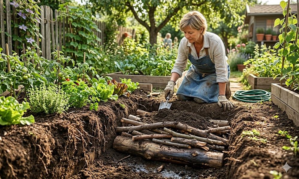 Elásott fa az ágyás alatt? A trükk, amitől kevesebbet kell locsolni nyáron